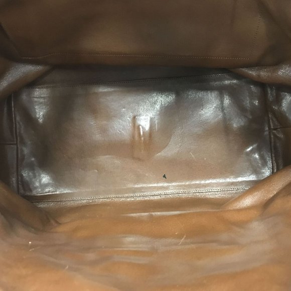 Louis Vuitton Vintage Monogram Large Weekend GM Tote Brown Canvas 1980's - Picture 7 of 11